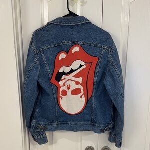 Vintage Lee Jacket with Rolling Stone patch